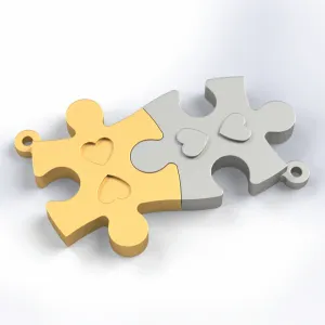 Keychains for lovers (with or without hearts)