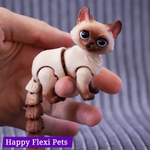 Muffin the cute articulated cat toy