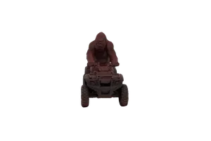 Bigfoot riding a quad
