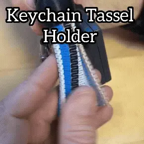 Keychain Tassel Holder – 3D Printed DIY Ribbon