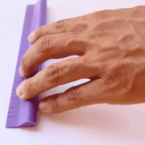Print-in-place parallel ruler