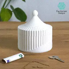 Dual Secret Jewelry Box 3D Print File | Storage Box Aurelia
