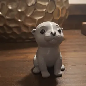Cute otter