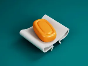 Minimalist Wave Soap Dish | Modern Bathroom Decor