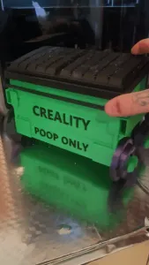 CREALITY POOP TRASH BIN