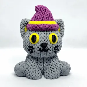 Knitted Cats (Witch, Zombie, Vampire)