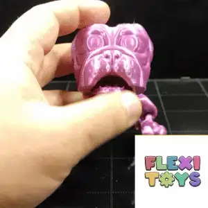 CUTE FLEXI PRINT-IN-PLACE DOG