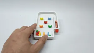Retro Marble Run Game - Desktop Stand