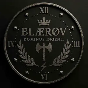 BLÆRØV Wall Clock – “Dominus Ingenii” Edition