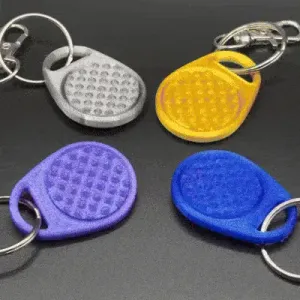 Flat Compact Fidget Keychain for Stress Relief Sensory Tool