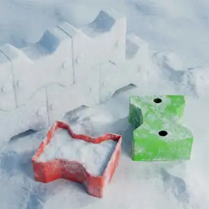 Bone-Shaped Snow Brick Mold | Igloo & Sandcastle Builder