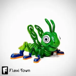 Flexi Print-in-Place Grasshopper
