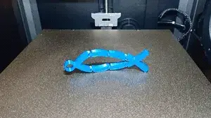 Ichthys articulated keychain