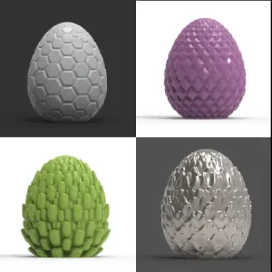 Dragon eggs set 3 | STL files