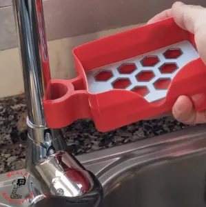 Faucet sponge holder ( NO SUPPORT/ NO HARDWARE )