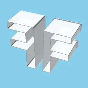 LATIN CAPITAL LETTER F, nestable box (v1)