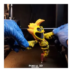 CHICKEN MONSTER / PRINT-IN-PLACE WITHOUT SUPPORT