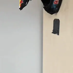Folding Helmet Wall Mount • Compact Motorcycle Helmet Holder