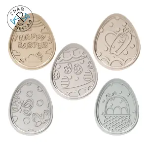 🍰 5 Easter Eggs Collection Set (10) - Cookie Cutter 🍰