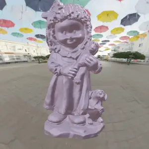 Doll and dog