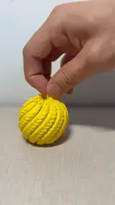 Knitted Twisted Fidget Ball