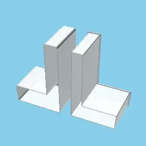 LATIN CAPITAL LETTER L, nestable box (v1)