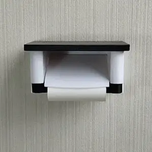 Yet Another Quick Change Toilet Paper Roll Holder - Shelf