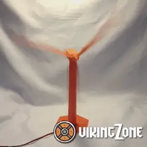 3D Utility Windmill Realistic Movement for Models