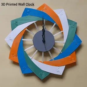 3D Printed Wall Clock for Homes and Office