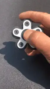 Herringbone 6 Gear Fidget Spinner