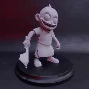 Zombie Baby Chef: 3D Printable Miniature