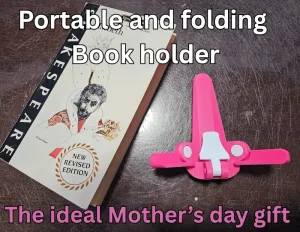 FOLDABLE ERGONOMIC BOOK HOLDER
