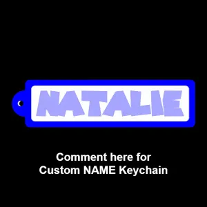 Natalie- keychain