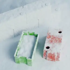 Interlocking Snow Brick Mold | Igloo & Sandcastle Builder