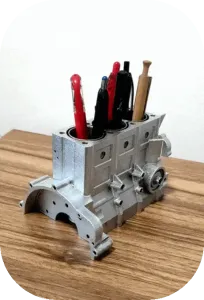Engine Block Pen Holder