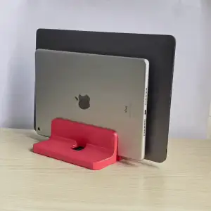 vertical laptop stand (adjustable) for 2 devices
