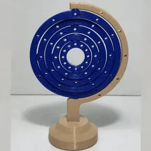 Gyroscope Fidget, Desktop Gyroscope Model, 3D Desk Toys