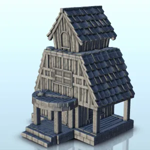 Armory store with awning terrace and double roof (1) - minia