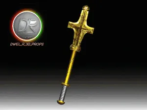 Battle Beast weapon (Invincible) Battle Damaged v