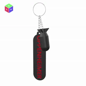 OPPENHEIMER KEYCHAIN TAG