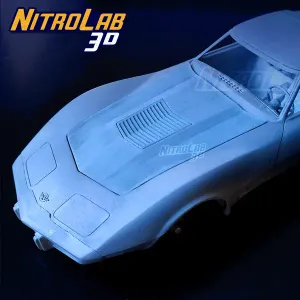 Custom Hood for Revell C3 modelkit 1-25th scale (07646)