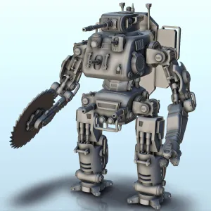 Zihaldin combat robot (23) - sci-fi science fiction future 4