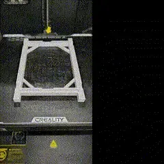 working medieval mechanical crane