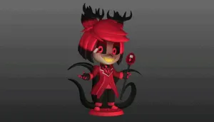 Alastor Chibir Hazbin Hotel