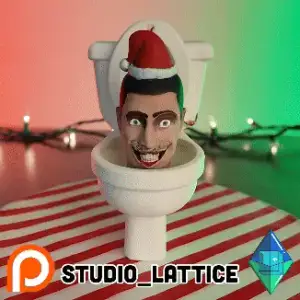 Skibidi Toilet Christmas Ornament Multicolor files included!