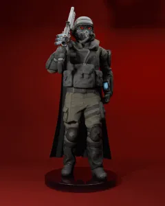 HELLDIVER SOLDIER AC-1 | HELLDIVERS 2 | 3D PRINTABLE FIGURIN