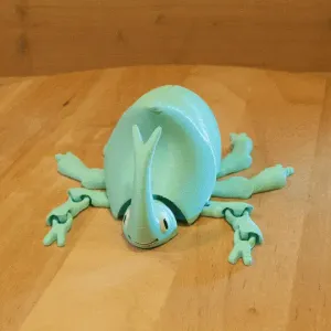 Articulated rhino beetle, flexi fidget
