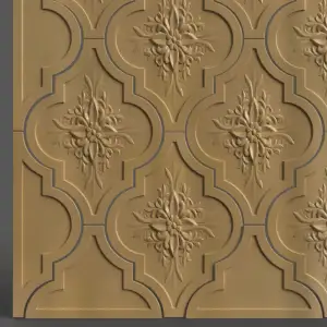 Elegant Tile 3D Model – STL for Wall Art & Home Decoration