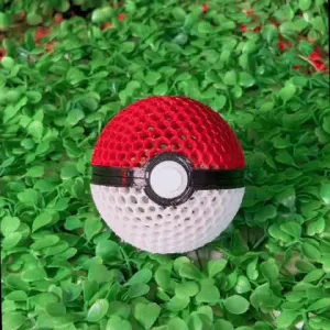 AIRLESS POKEBALL - POKEMON BALL - STL & 3MF MULTICOLOR