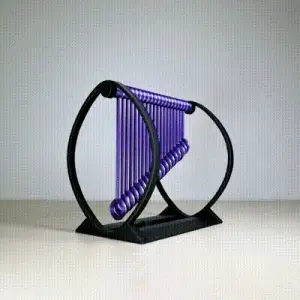Pendulum Wave Toy with 2 pendula sets